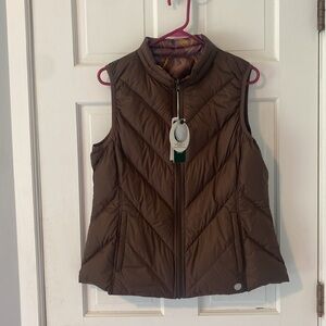 Dover Saddlery Ladies XL Reversible Down Vest.